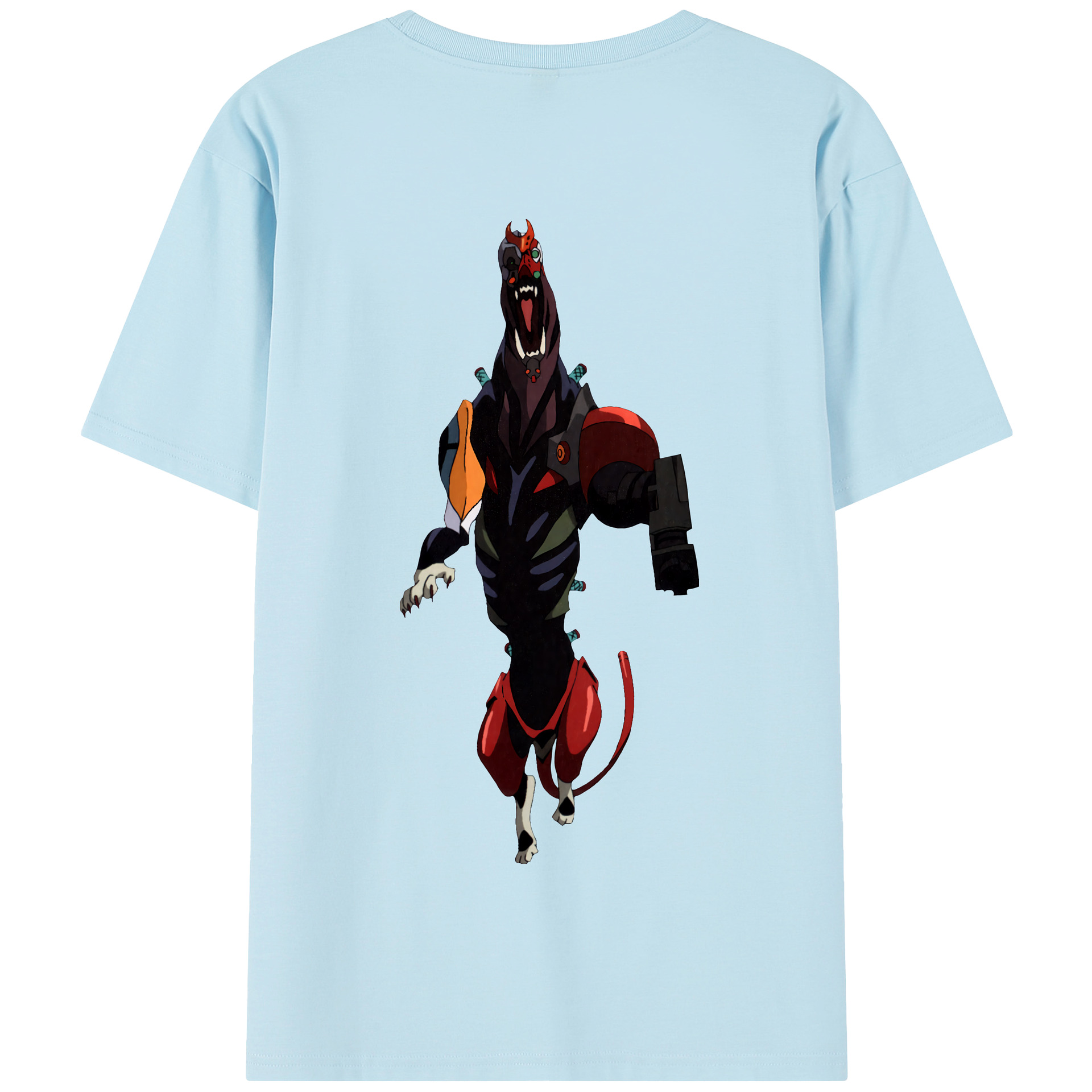 （画像用） EVA 新世紀エヴァンゲリオン 綿100％半袖Tシャツ（背面プリント）
